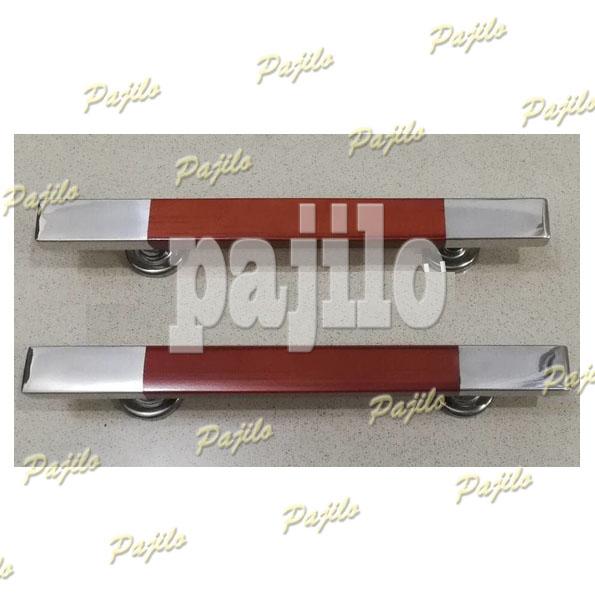 1 Set 1 Pasang 35 cm Gagang Pintu Tarikan Pintu Coklat Kayu Pegangan Kunci Pull Handle Pintu Rumah Stainlees Stainles Silver Chrome Crom Chrom Besi Minimalis Hendle Pintu Body Bodi Kunci Pelor Perror Classic Klasik Modern Minimalis
