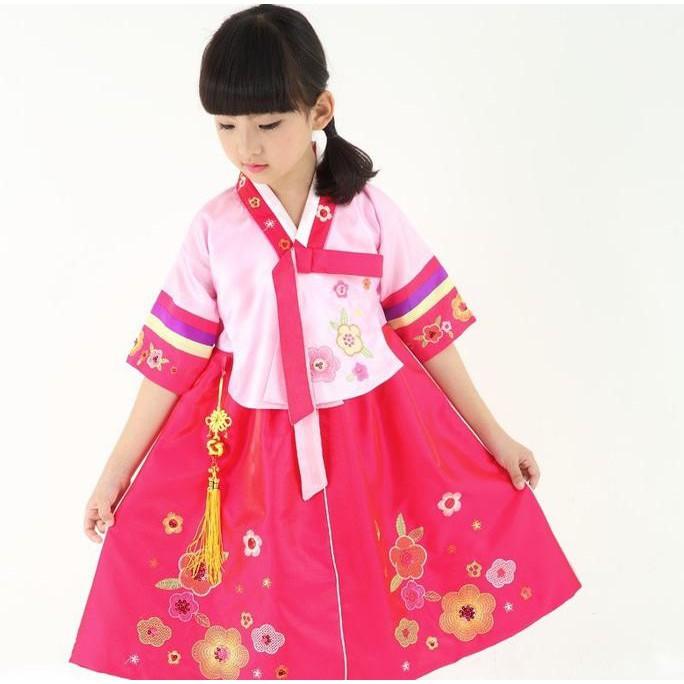 PROMO SALE - HANBOK GIRL BAJU ANAK DRESS TRADISIONAL KOREA KOSTUM TX188 F001