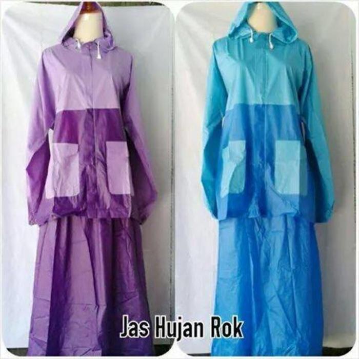 JAS HUJAN SALSA BIRU UNGU TERMURAH KUALITAS BAGUS UNTUK PEREMPUAN