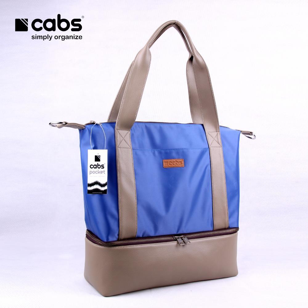 Cabs Pocket Megan (Tas Wanita Selempang Cewek Tas Jinjing Tote Bag Multifungsi Tas Bayi Sling Bag Shoulder Bag Baby Bag) Blue