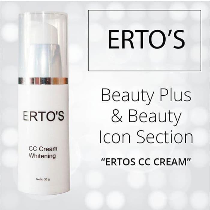 ERTOS CC Cream Whitening - Krim Pemutih Muka & Wajah - ERTO'S Skincare  - Perawatan Wajah - Kecantikan - Krim Kecantikan - Best Seller - Perawatan Kulit Terlaris