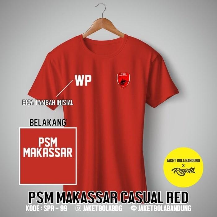 PALING DICARI Kaos CASUAL PSM MAKASSAR bahan Combed 30'S PROMO