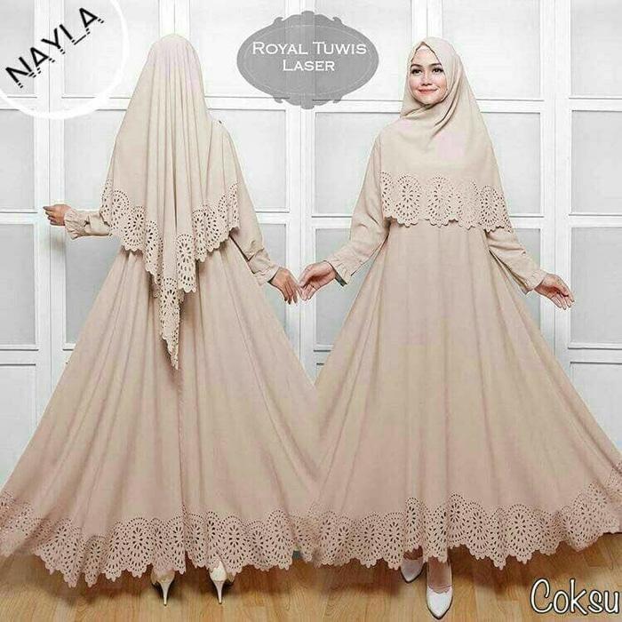 Gamis / Baju Wanita Muslim Nayla Syari / Baju wanita / baju murah / baju gamis / baju gamis murah / baju gamis jumbo / baju gamispolos / baju wanita polos / baju pesta / kemeja wanita