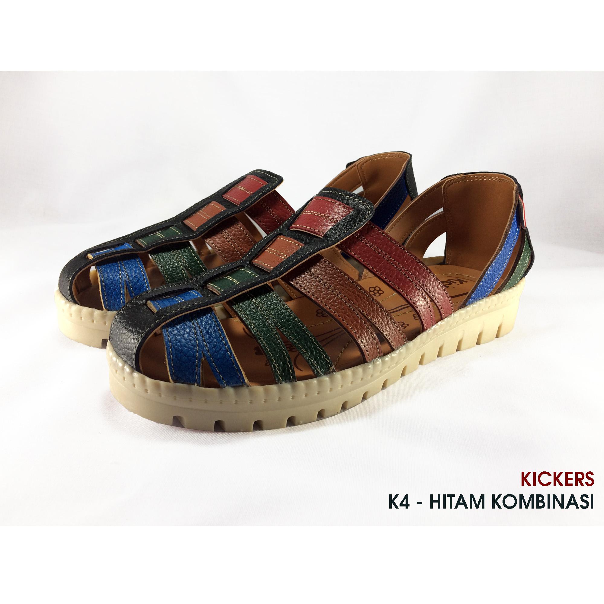 KICKERS SEPATU FLAT WANITA TERBARU TERMURAH KULIT ASLI HITAM KOMBINASI K4 / MODEL SEPATU WANITA TERBARU / FLATSHOES / LAZADA SEPATU WANITA / SEPATU WANITA KICKERS / JUAL SEPATU WANITA / SEPATU WANITA MURAH / SEPATU CASUAL WANITA / SEPATU WANITA TERBARU