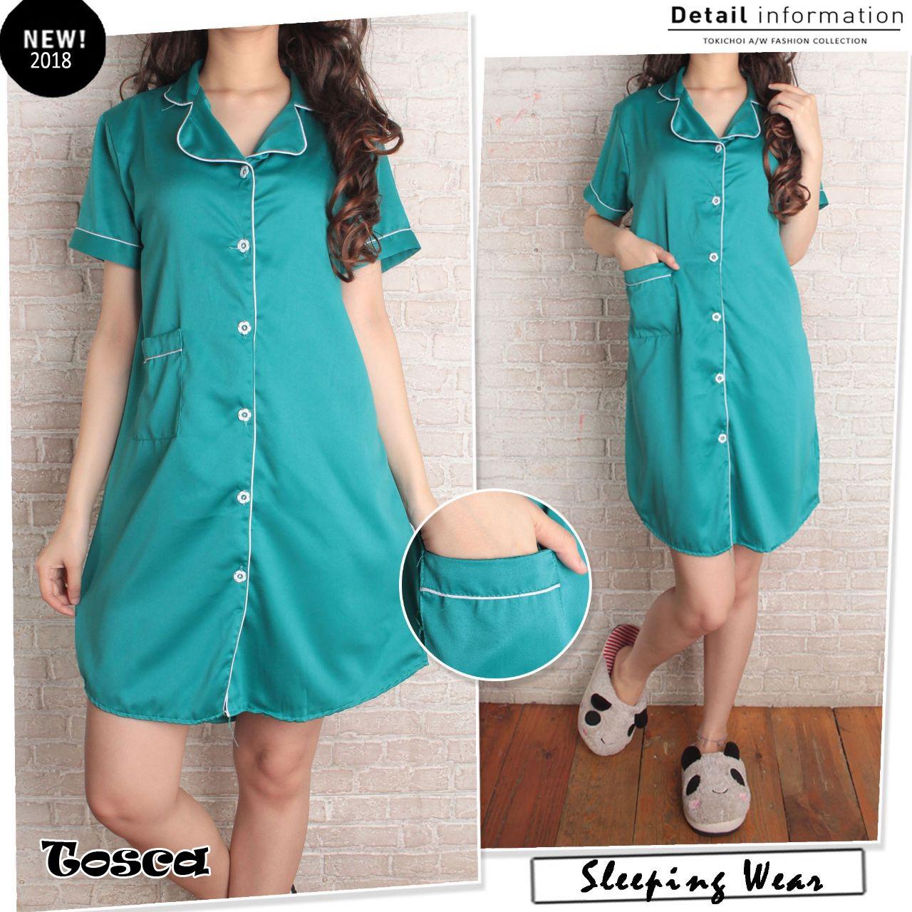 Daster Satin Velvet Silky Piyama Rok Baju Tidur SleepWear Pajamas wanita dewasa