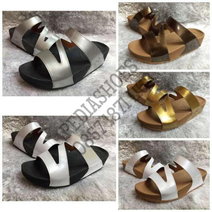 Promo (GARANSI TERMURAH) Clearance Sale Fitflop Twist Leather Gratis Ongkir
