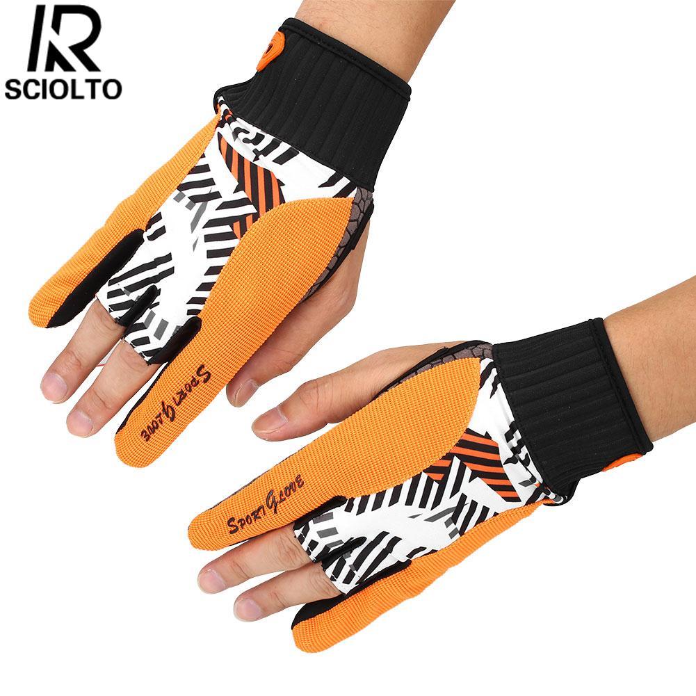 Sciolto Sport S Sport Kebugaran Pelindung Semi Jari Bowling Bola Sarung Tangan Nyaman Non-slip-Internasional