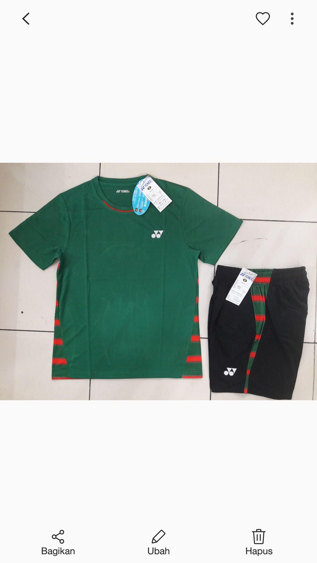 Setelan Baju Badminton Terbaru