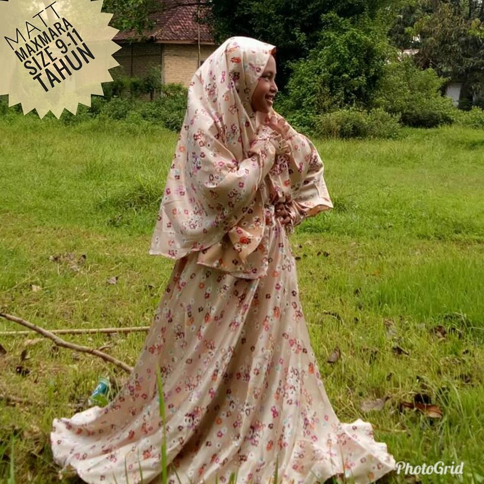 gamis/baju muslim anak perempuan size 10-12tahun tahun/gamis premium motif/gamis anak klok 4m/gamis anak terbaru By Nurulcollection