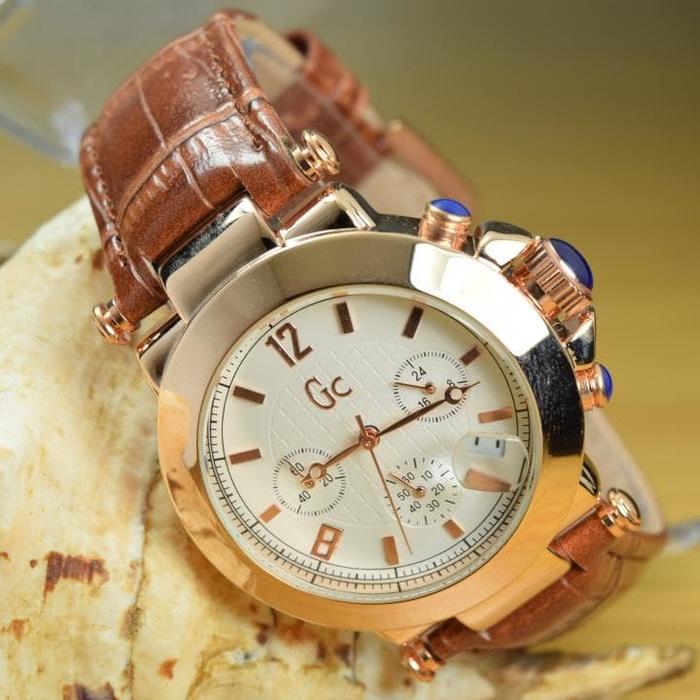 PROMO TERBATAS!!! JAM TANGAN WANITA GUESS SYAHRINI CHRONO MEWAH ELEGAN #GROSIR J Terbaru Murah