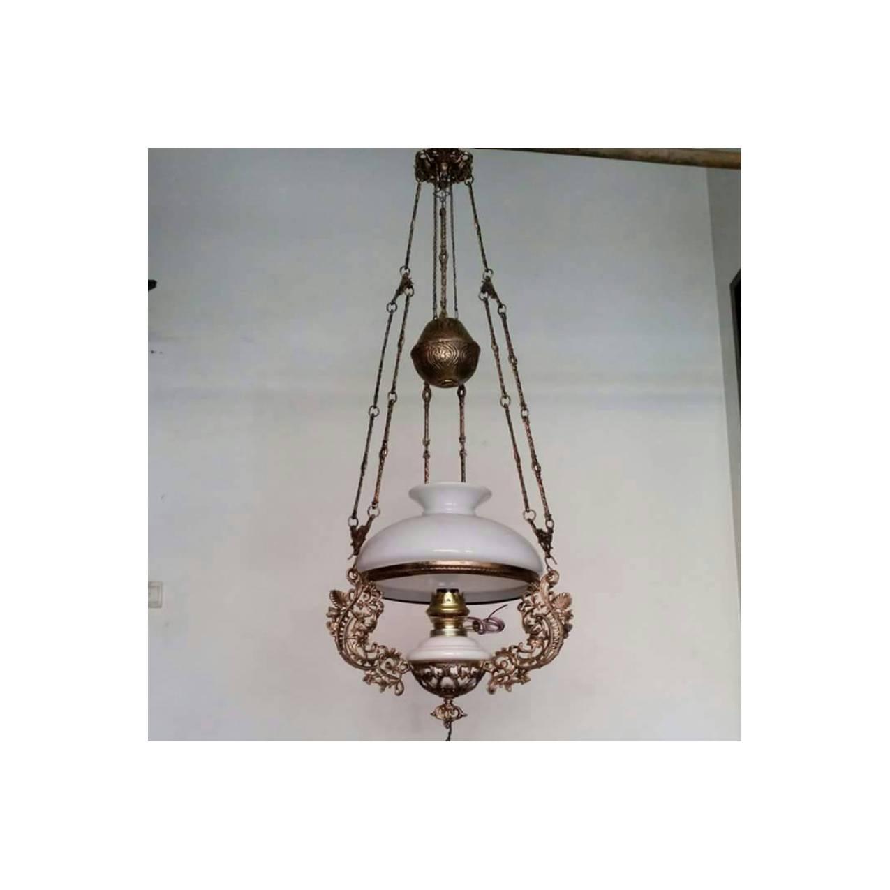 lampu antik gantung klasik R 28 jawa betawi retro kerek