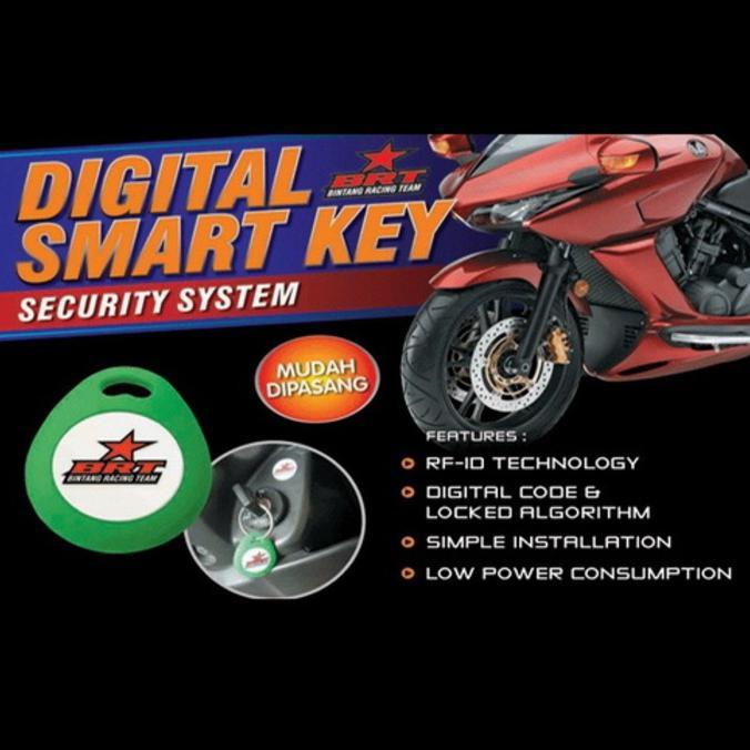 Alarm Motor Kawasaki Ninja 250 Fi Injection I-Max Digital Smart Key - Dkgole