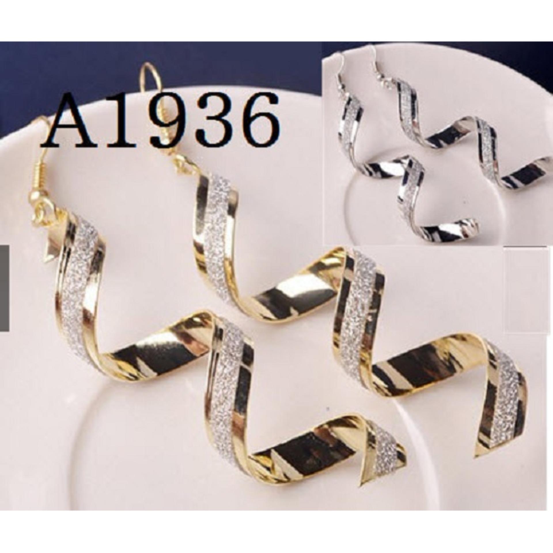 Anting Korea (Gelang Kalung Cincin Import Perhiasan Set Xuping)