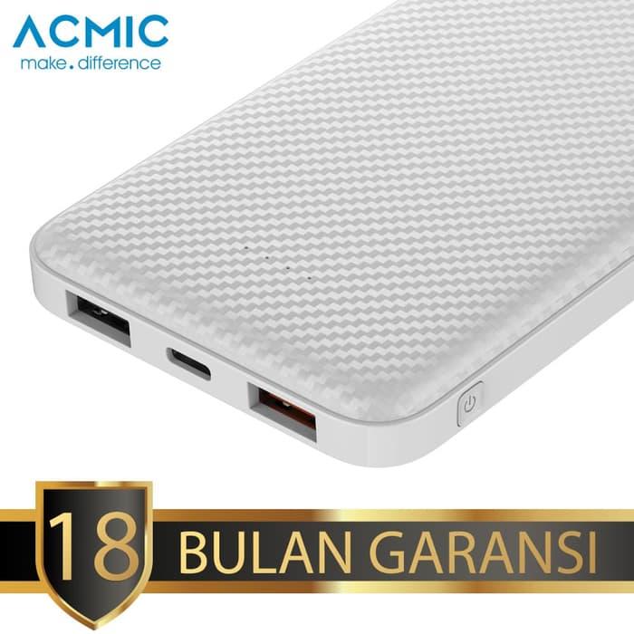 ACMIC C10PRO Power Bank 10000 mAh QC 3.0 PD Power Delivery + Garansi 18 bulan