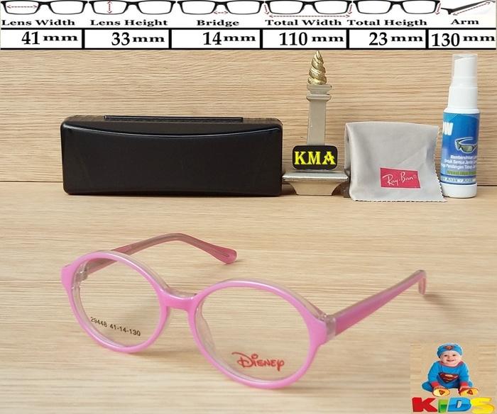 Kacamata Frame Anak # GRATIS GANTI LENSA MINUS # Bulat Kids Disney