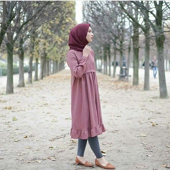 Tunik Andara Tunic Balotelly Baju Wanita Muslim Panjang Wanita Modern Atasan Wanita Hijab Casual Pakaian Modis Baju Kerja Trendy Terbaru 2018
