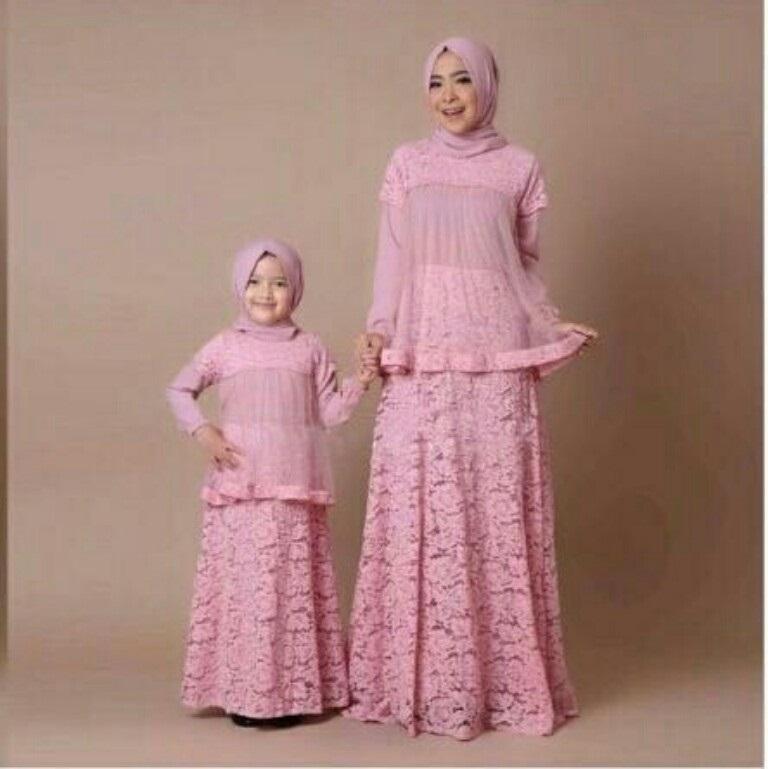 COUPLELOVER-COUPLE MOM KID MAXI WARDANI ( IBU L DAN ANAK 3-5TH ) MUSLIM COUPLE IBU & ANAK  LONG DRESS MUSLIM COUPLE  BAJU FASHION BUSANA MUSLIM 