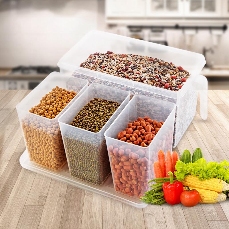 Kotak Penyimpanan Lemari Es Ada Tutup Kotak Makanan Dapur