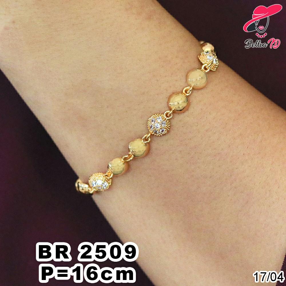 Gelang Rantai Emas Bola-Bola Pandora Gold Ekslusif R 2509