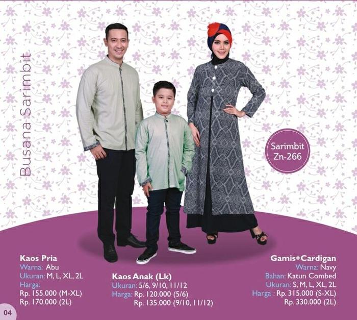 ZN 266 - Sarimbit Zenitha / Busana Muslim Keluarga /Sarimbit family