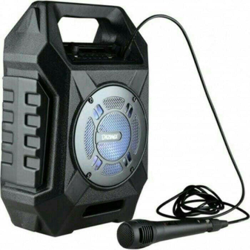 Speaker Aktif Portable Bluetooth Karaoke And Radio Dazumba DW186 FREE Mic