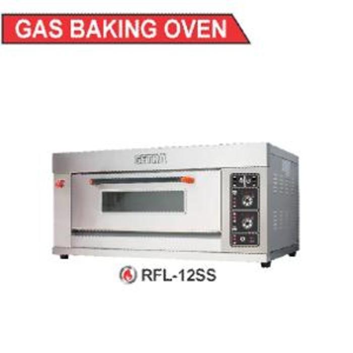 RFL-12SS Gas Baking Oven Atau Oven Pemanggang Roti menggunakan Gas