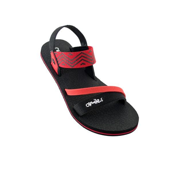 Omiles Talia Sandal Wanita - Black Red