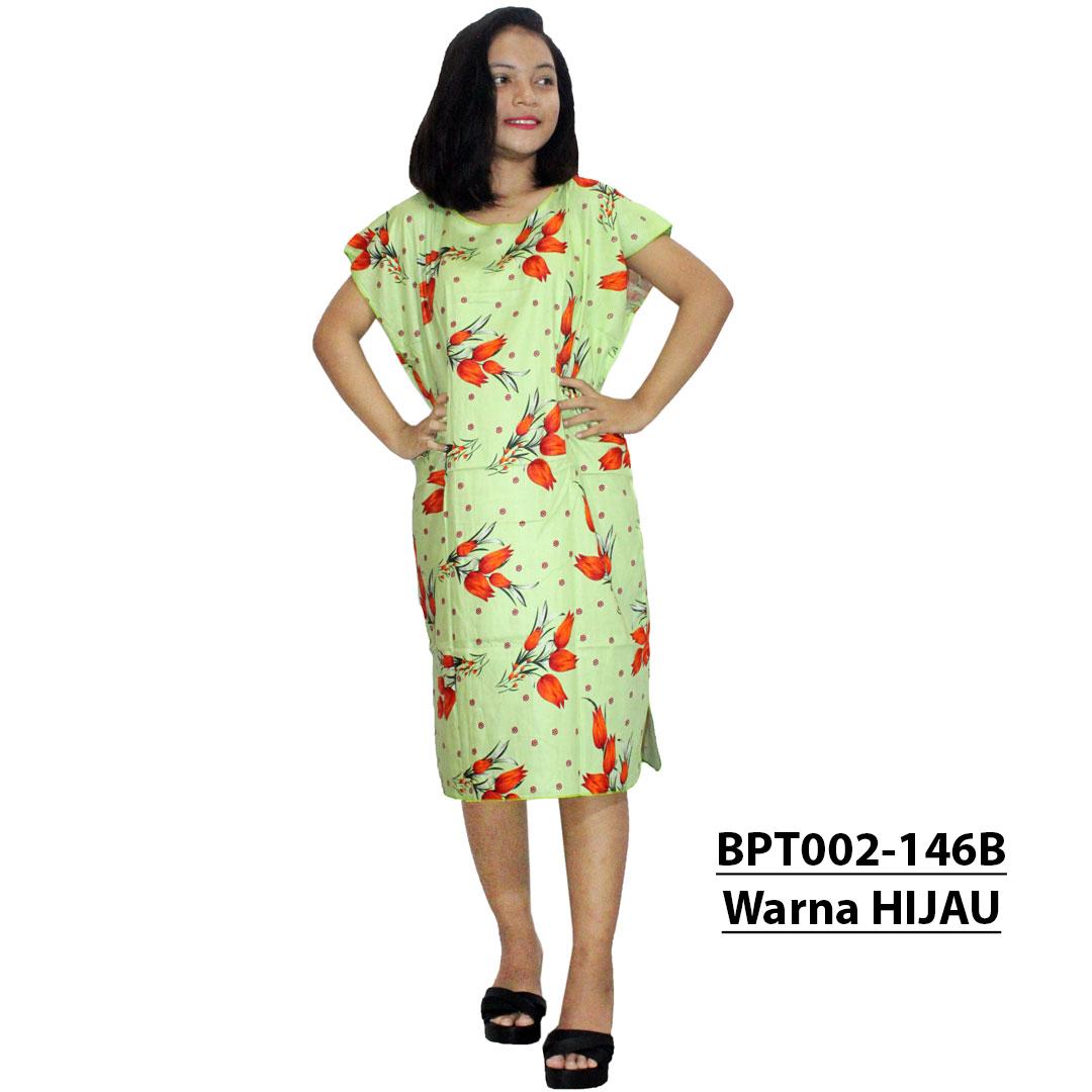 Midi, Daster Midi, Dress Santai, Baju Tidur, Piyama, Atasan Batik (BPT002-146) Batik Alhadi