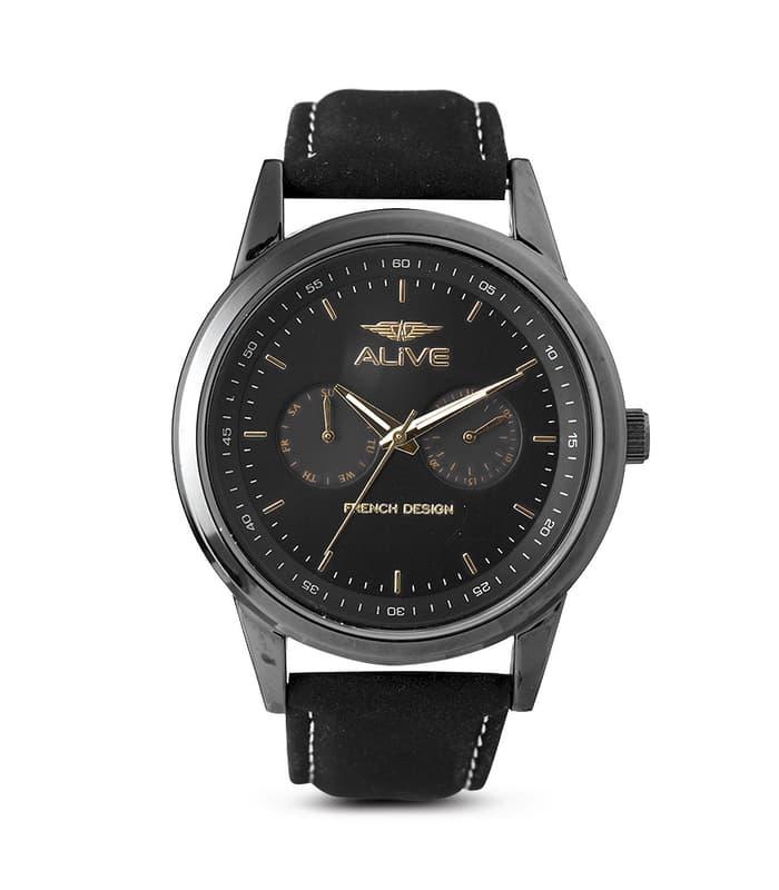 JAM TANGAN PRIA SOPHIE MARTIN ALIVE ANALOG HITAM ORLANDO GPU1086B5 ORI