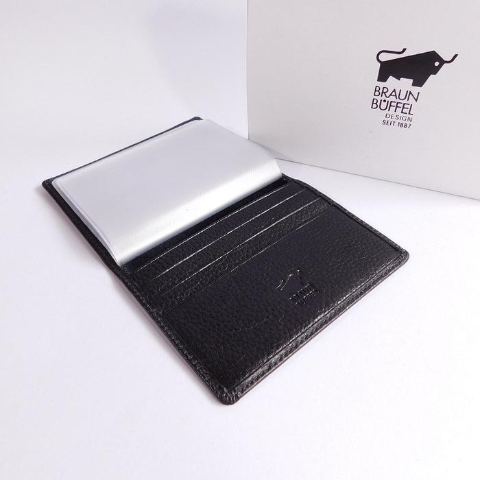 Jual DOMPET KARTU CARD HOLDER KULIT ASLI IMPORT BRANDED | BRAUN BUFFEL CC01 Murah!