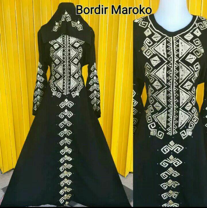Free Ongkir Baju Lebaran Gamis Elegant Abaya Arab Turki Good Quality