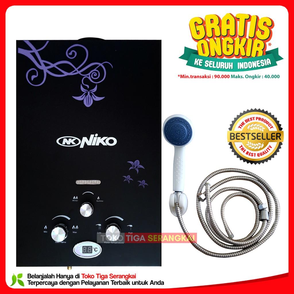 Niko Gas water Heater NK 6LD-Hitam