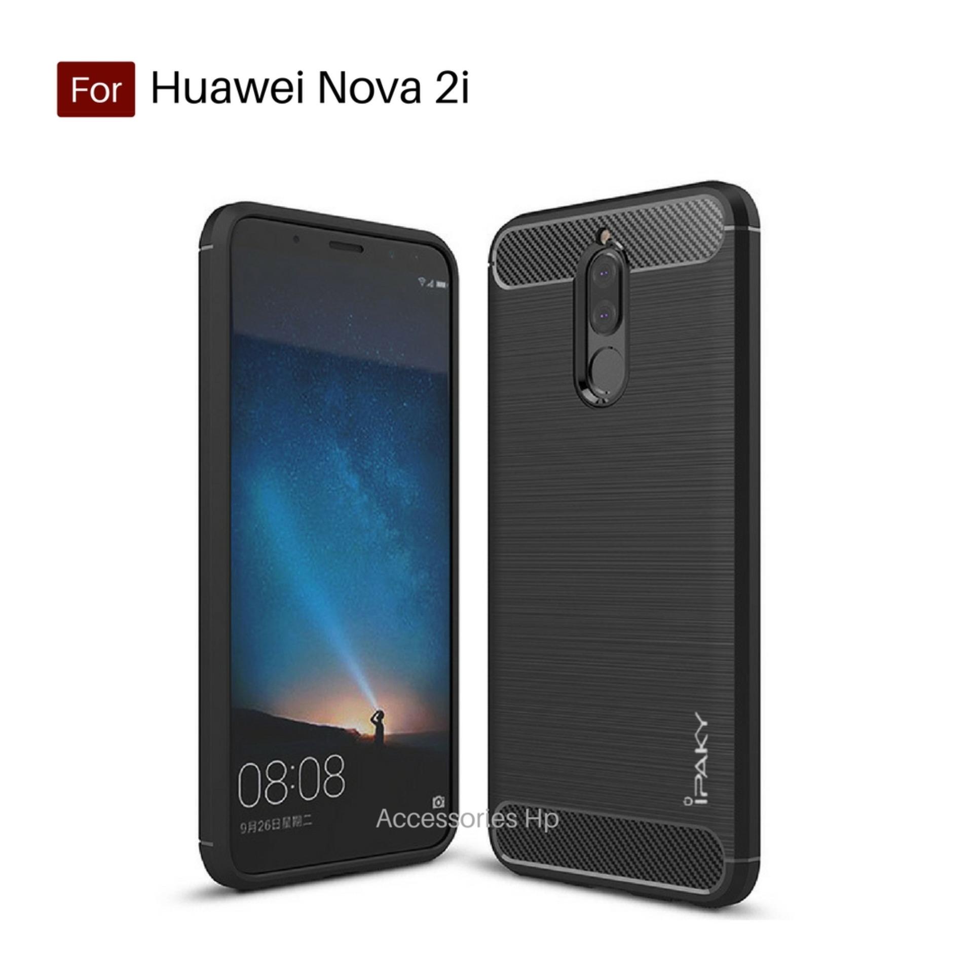 Accessories HP Premium Quality Carbon Shockproof Hybrid Case For Huawei Nova 2i - Black