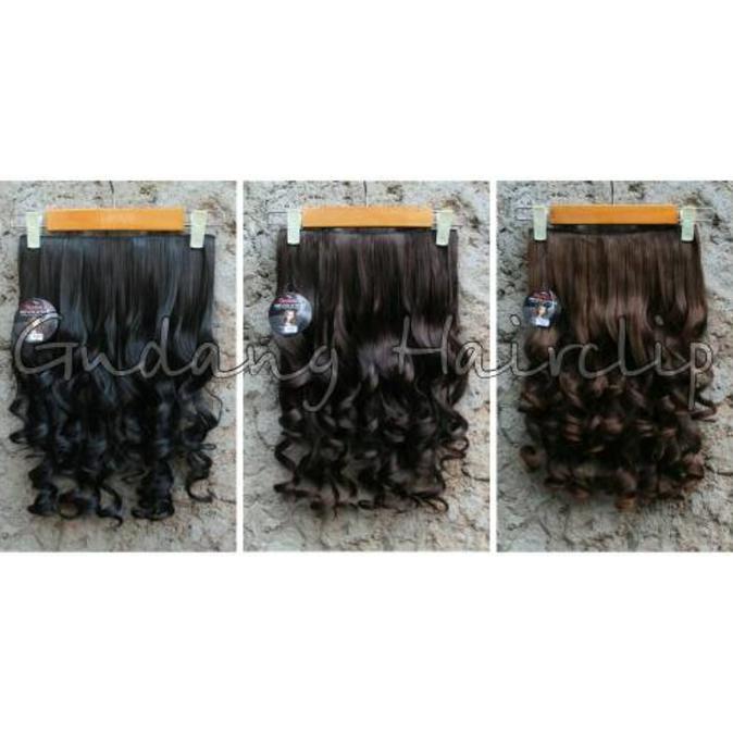 Hair Clip Keriting Sosis / Hairclip Keriting Gantung Murah