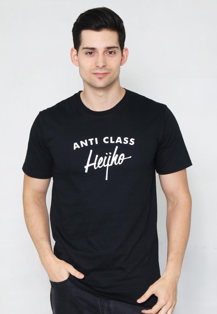 Heyho Kaos Pria /T-Shirt Pria -Heyho Anti Class