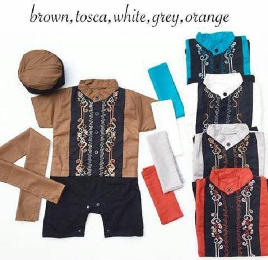 Baju Koko Bayi - Jumpsuit Koko Bayi (3-12 Bulan)