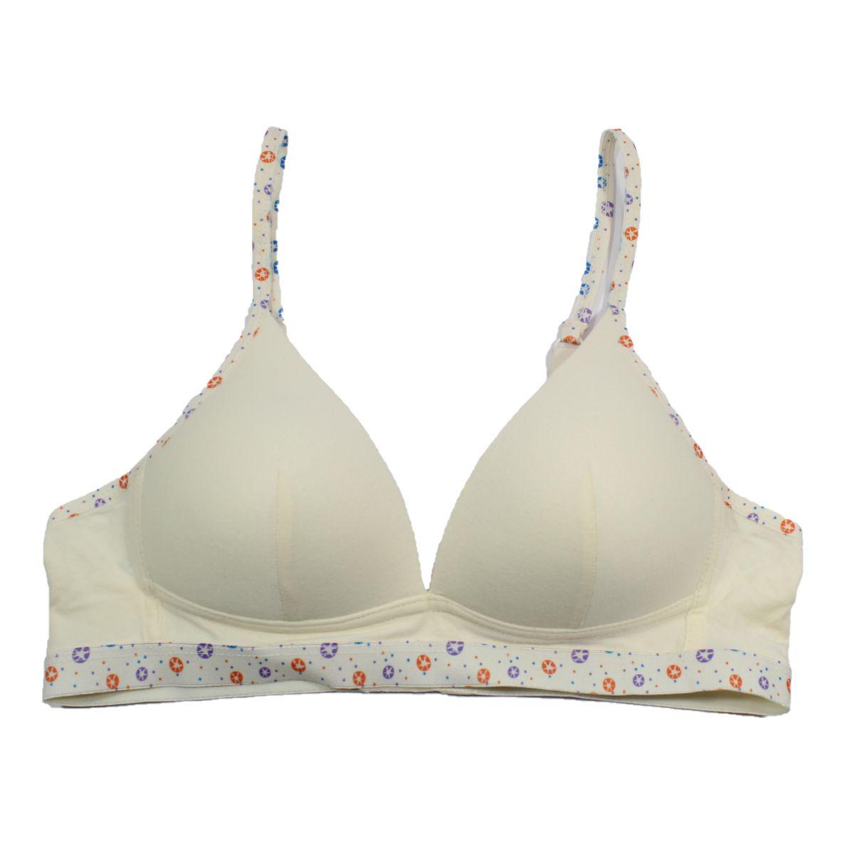 WEITECH BRA LUCU MOTIF CUP POLOS BAHAN KATUN W2207