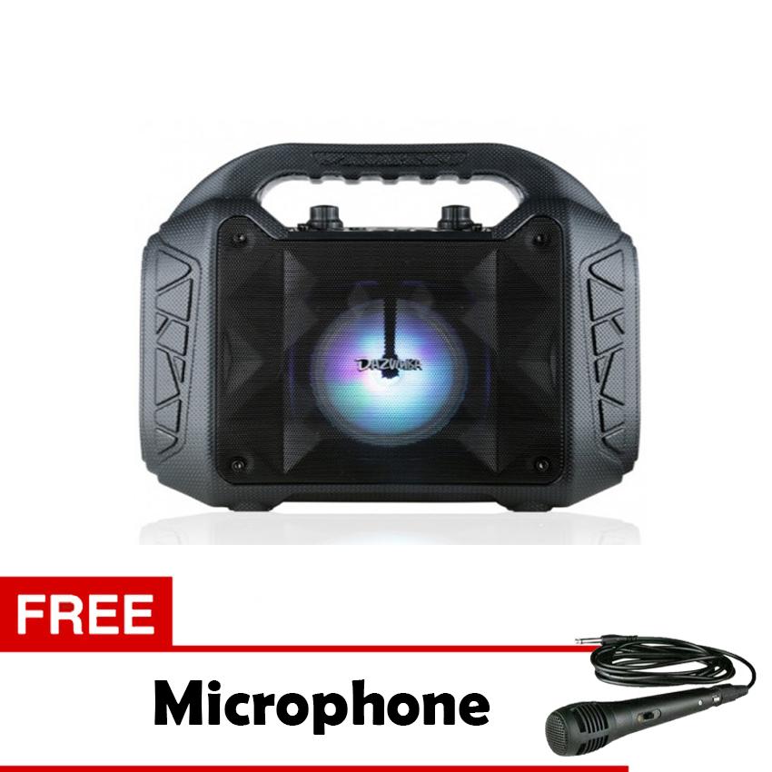 Speaker Portable Dazumba Dw 086 Super Bass Bluetooth Karaoke + Free Microphone