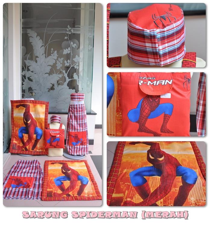 SARUNG ANAK SPIDERMAN MERAH SIZE L / PERLENGKAPAN SHOLAT / ALAT SHOLAT / SARUNG / SARUNG ANAK / SARUNG KARAKTER ANAK / SARUNG ANAK MURAH / SARUNG ANAK BERKUALITAS / BEST SELLER