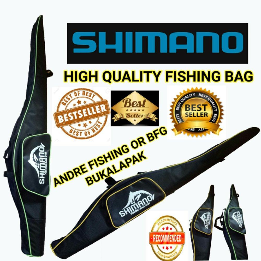 Tas Pancing Shimano 100cm Bahan D600 - Fishing Bag Murah Alat Pancing Wadah Joran Grosir di lapak Andree Fishing or BFG andree_alivio