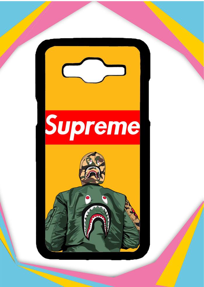 Casing Samsung Galaxy J2 Prime Custom Hardcase bape supreme Jacket Z4904 Case Cover