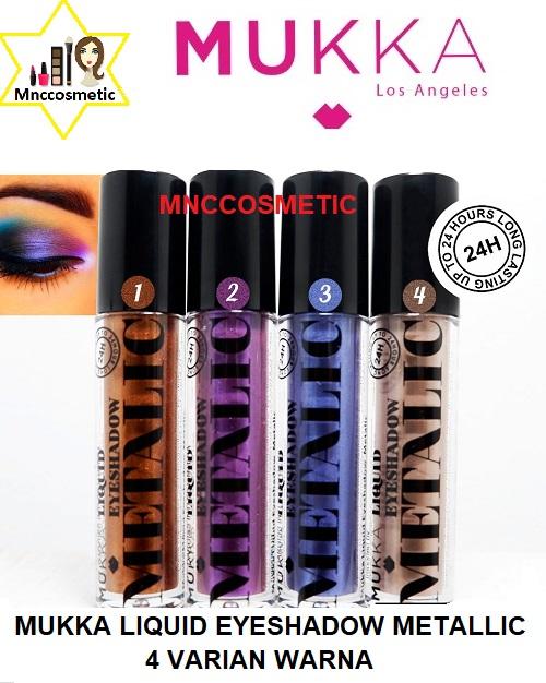 MUKKA LIQUID EYESHADOW METALLIC (HARGA PER 2 PCS)