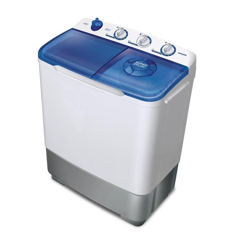 Mesin Cuci 2 Tabung 8Kg BIRU Sanken TW8800EBU