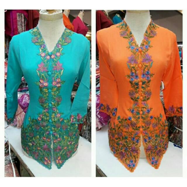 ATASAN KEBAYA ENCIM BORDIR KOMBINASI