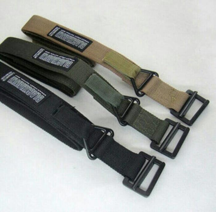 kopel ikat pinggang gesper sabuk ban pinggan army blackhawk black hawk original - praktis di pakai