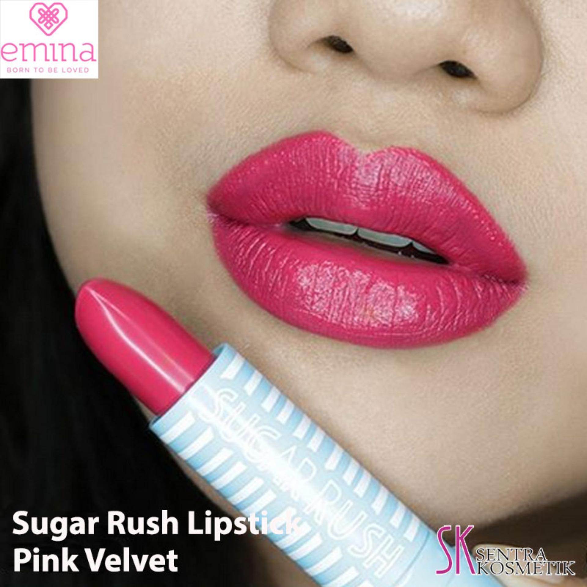 EMINA SUGAR RUSH LIPSTICK 01 Pink Velvet