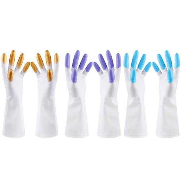 Sarung Tangan Anti Air Karet Untuk Cuci Piring RUBER GLOVE Murah 088HP