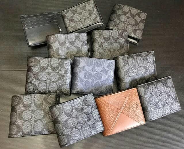 Coach Man Wallet (+Selipan Slot Kartu). Dompet Coach Pria Original