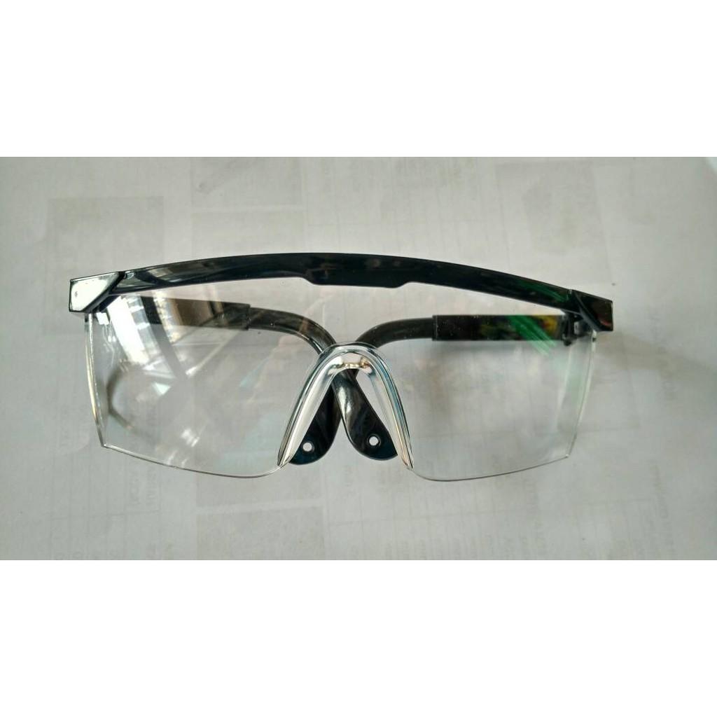 Kacamata Safety Putih Bening/Kacamata Untuk Gerinda