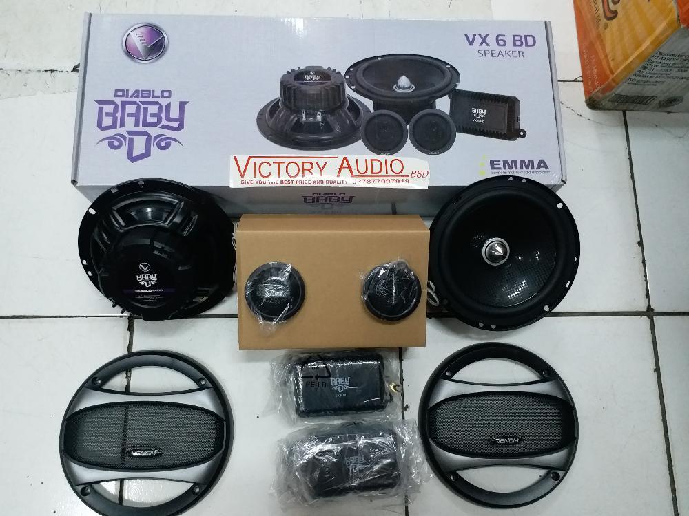Speaker Split Venom Baby Diablo VX 6 BD VX6BD VX 6BD Speaker Venom Baby Diablo
